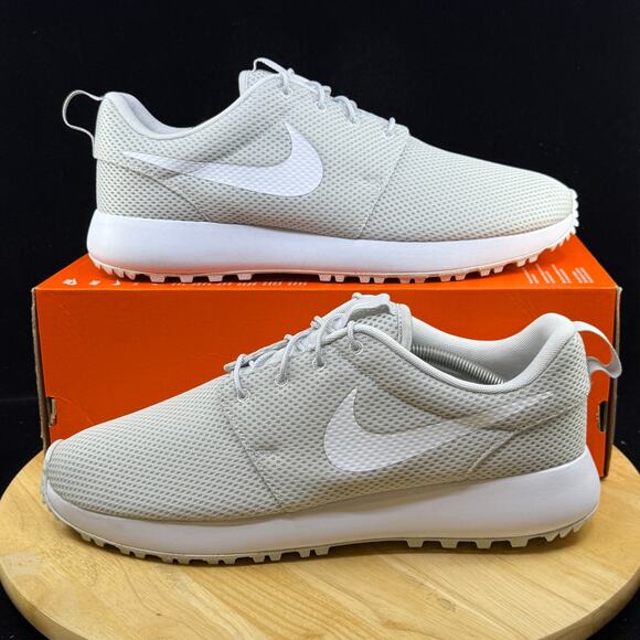 Nike Roshe G Golf Shoes Sneakers White Grey Men’s Size 12 DV1202-009 NEW - Picture 1 of 10